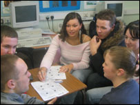 Students at Birkenhead Sixth Form