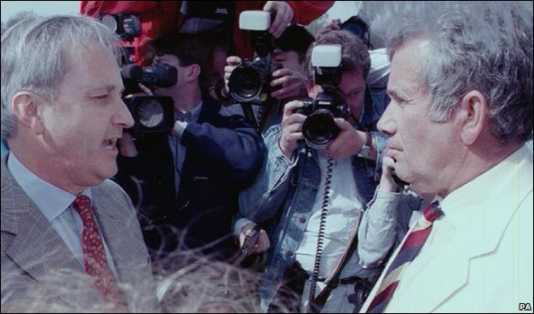 Martin Bell and his famous election campaign confrontation with Neil Hamilton