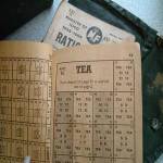 Genuine ration books.