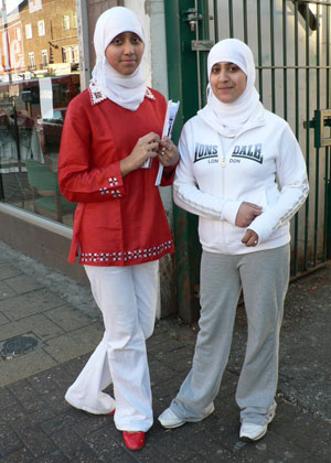 Aisha and Lacky in Green Street
