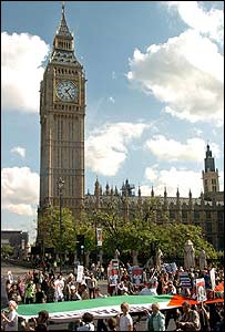 Protesto em Londres