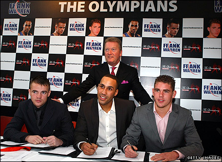 Frank Warren and the new additions to his stable