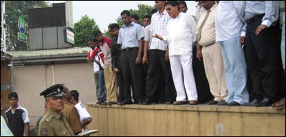 Journlaists were attacked at Nugegoda peace rally 