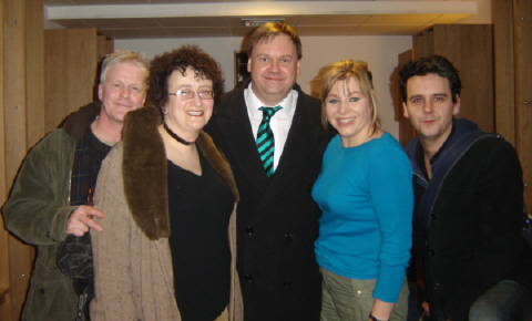 Jeff with The Why Front actors