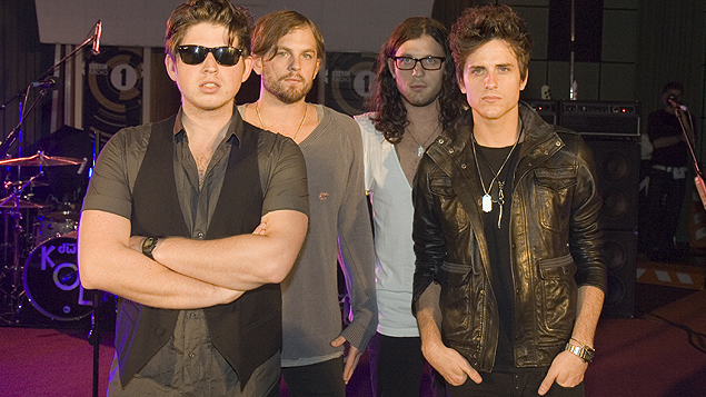 Kings Of Leon compose themselves before their almighty gig.