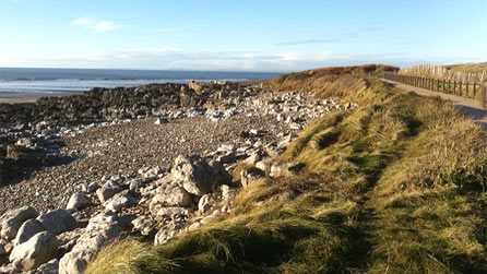 Rest Bay during a chilly, Sunday afternoon walk.