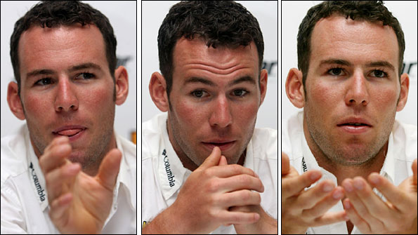 Cavendish faces the media