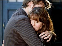David Tennant and Elisabeth Sladen