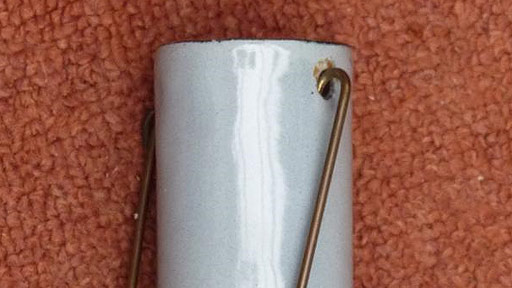 Edmund Crichton talks about a drinking water vessel from a lifeboat.