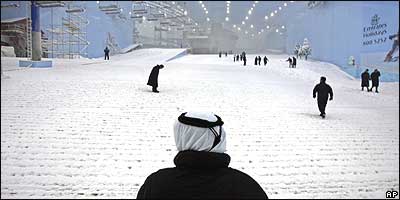 برف واقعی در مجموعه اسکی دوبی