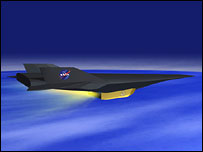 X-43Aa'nın bir grafiği