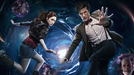 Doctor Who image featuring Matt Smith as the Doctor and Karen gillan as Amy Pond