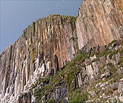 Granite quarry on Ailsa Craig