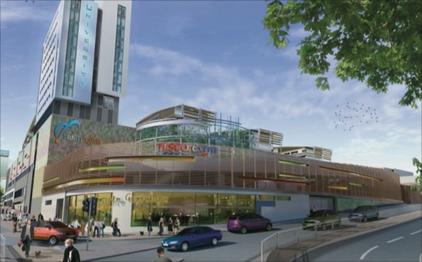 Plans for the redevelopment of Gateshead.