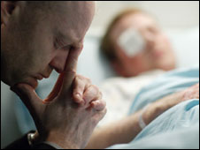 Someone in hospital awaiting help