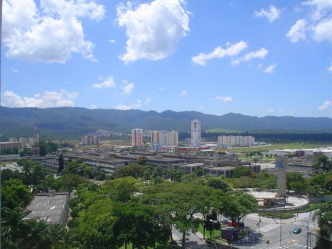 Itapety Mountain and one of the Mogi universities