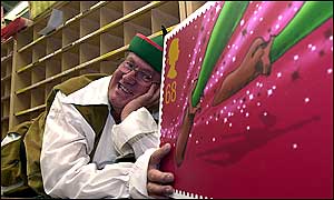 Swindon postmen, Peter Willis and Ian Doris transformed themselves into Peter Pan and Captain Hook.