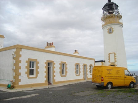 View of kennel block from front