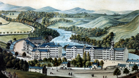 Painting of New Lanark