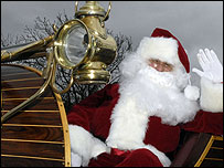 Father Christmas and Chitty Chitty Bang Bang