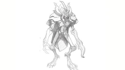 Image: Early drawing of Azlok