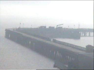 View of the end of the pier