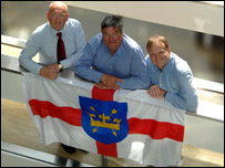 Terry Hunt, Jeremy Pembroke and Mark Murphy