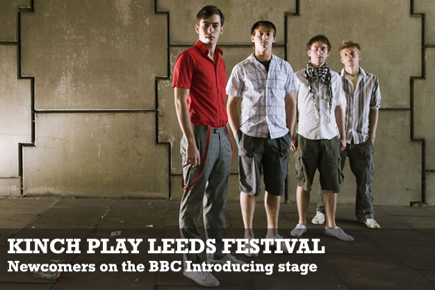 Kinch play the BBC Introducing stage at Leeds Festival