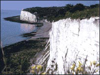 White cliffs of Dover