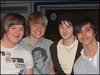 Moments before going live on BBC WM