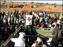 Kızılhaç'ın Darfur'daki yardım dağıtımı