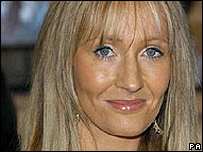 A escritora britânica JK Rowling