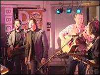 The Epstein launch the album live on BBC One