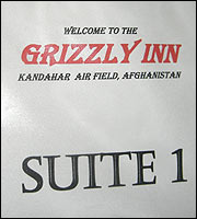 The Grizzly Inn sign