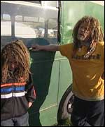 Mark and Josh by their van