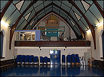 Inside of David Hall Arts Centre