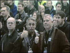Thumbs up for Lift-Off at Filton