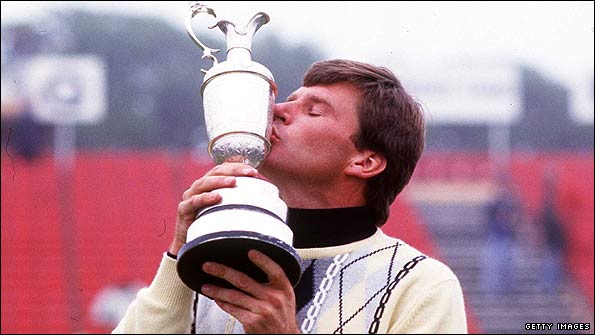 Nick Faldo won the Open for the first time in 1987