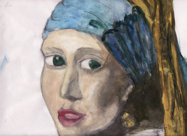 The girl with the pearl earring