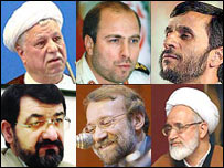 شش نامزدی که صلاحيت آنها به تاييد شورای نگهبان رسيد