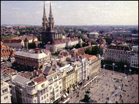 Hırvatistan'ın başkenti Zagreb