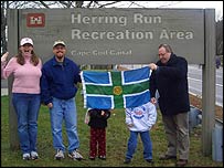 The Derbyshire Flag in Cape Cod