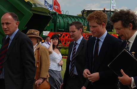 Prince Harry at the Royal Norfolk Show 2008.