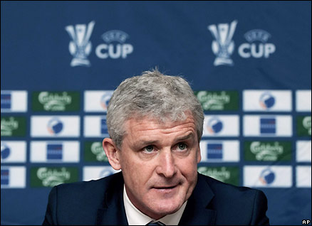 Man City manager Mark Hughes