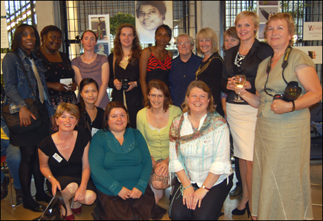 Some of the women behind the exhibition