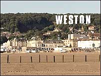 Weston's beach