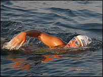 Sophie swims the channel