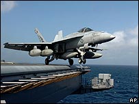 پرواز جنگنده از ناو