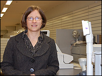 Claire Robertson in the new Wellworths store