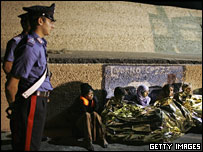 İtalya'da yasadışı göçmenler